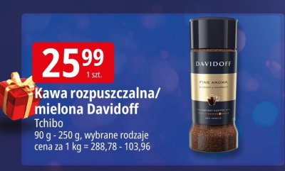 Kawa rozpuszczalna/mielona Davidoff Tchibo promocja w Leclerc