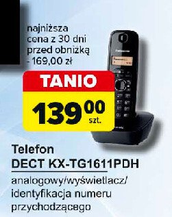 Telefon bezprzewodowy kxtg1611 Panasonic promocja