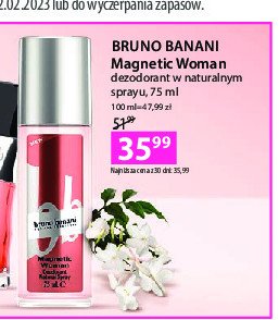 Dezodorant Bruno banani magnetic woman promocja