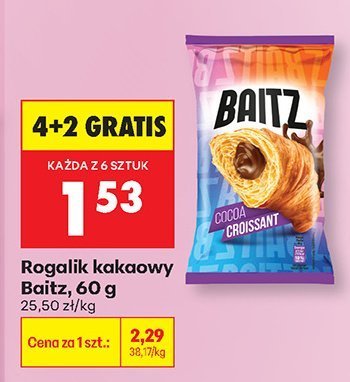 Rogalik kakaowy, 60 g promocja w Biedronka