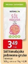 Sól himalajska jodowana gruba Intenson promocja w Leclerc
