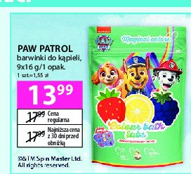 Barwniki do kąpieli psi patrol promocja