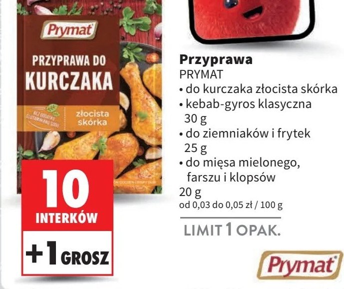 Przyprawa ziemniaki & frytki Prymat promocja