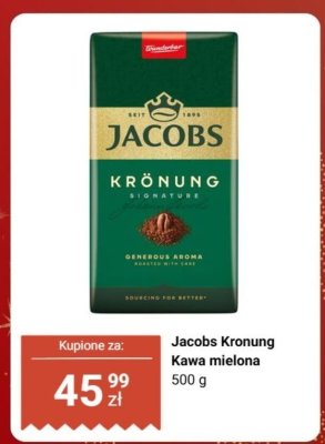 Kawa mielona Jacobs Kronung promocja w Biedronka