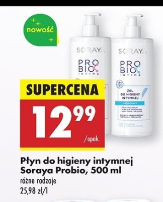 Płyn do higieny intymnej nawilżający Soraya pro bio intima promocja