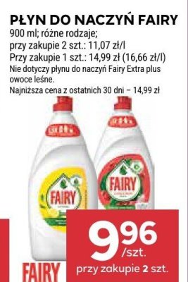Płyn do naczyń Fairy 900 ml różne rodzaje promocja w Stokrotka