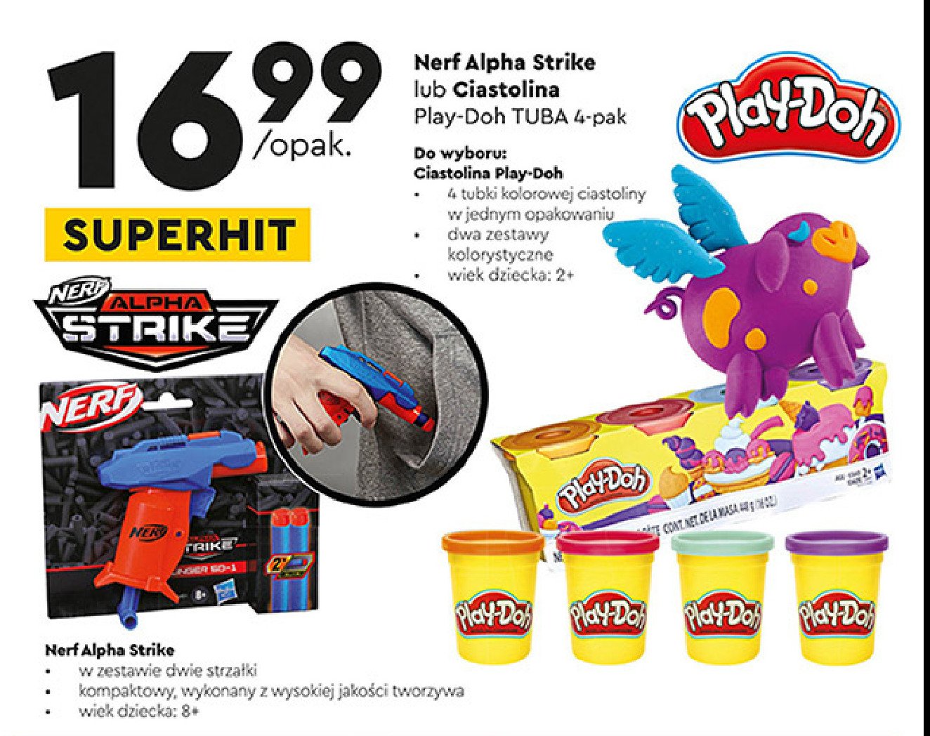 Pistolet alpha strike stinger sd-1 Nerf promocja