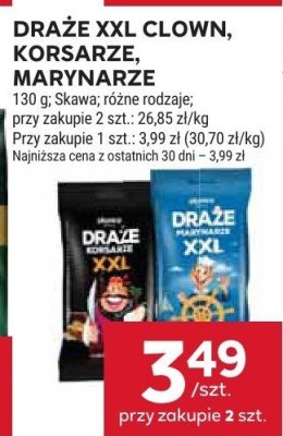 Drażeje XXL Clown, Corsarze, Marynarze promocja w Stokrotka