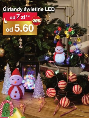 Girlandy świetlne LED od 7 zł promocja w Woolworth