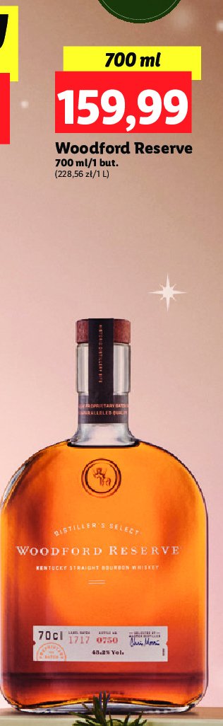 Bourbon WOODFORD RESERVE promocja