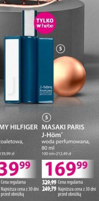 Perfumy MASAKI PARIS J-Höm woda perfumowana promocja w Hebe