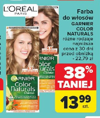 Farba do włosów 8 jasny blond Garnier color naturals promocja