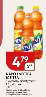 Napój Nestea Ice Tea, wybrany asortyment promocja w Chata Polska