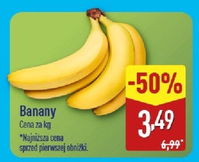 Banany promocja w Aldi