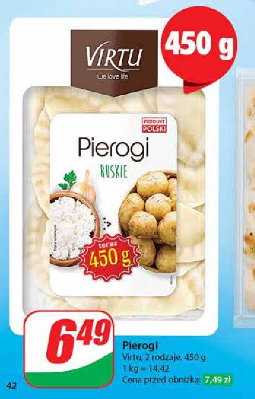 Pierogi ruskie Virtu promocja