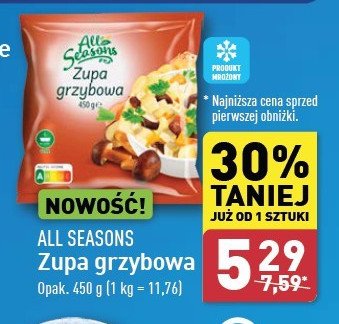 Zupa grzybowa All seasons promocja