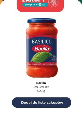 Sos Basillico 400 g promocja w Lidl