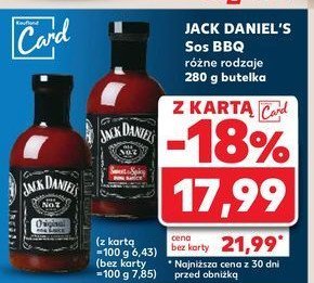 Sos grillowy original Jack daniel's barbecue sauce promocja