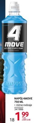 Napój 4Move 750 ml promocja w Selgros