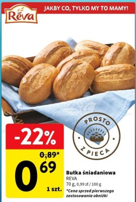 Bułka śniadaniowa promocja w Intermarche