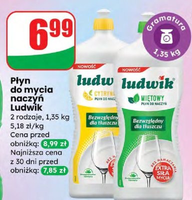 Płyn do mycia naczyń  cytrynowy promocja w Dino
