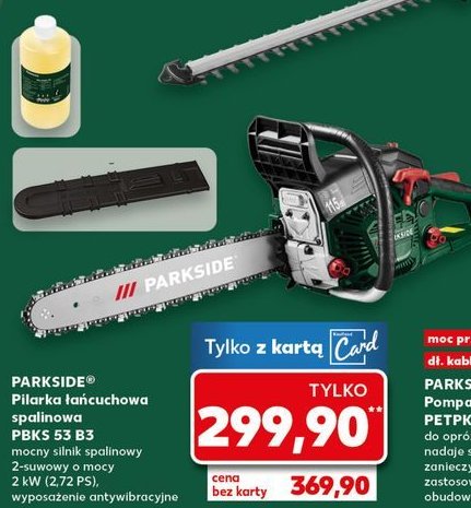 Pilarka łańcuchowa pbks 53 b3 Parkside promocja