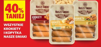 Krokiety z mięsem Nasze Smaki promocja w Biedronka
