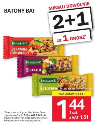 Baton 5 Orzechów promocja w Selgros