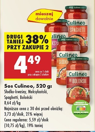 Sos meksykański Culineo promocja w Biedronka