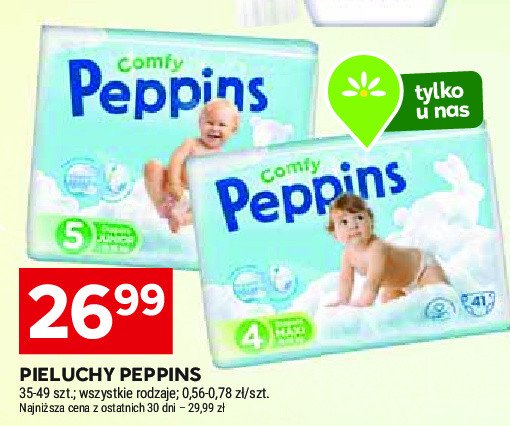 Pieluchy junior 5 Peppins comfy promocja