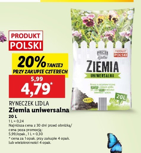 Ziemia uniwersalna Ryneczek lidla promocja
