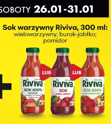 Sok warzywny Riviva wielowarzywny promocja w Biedronka