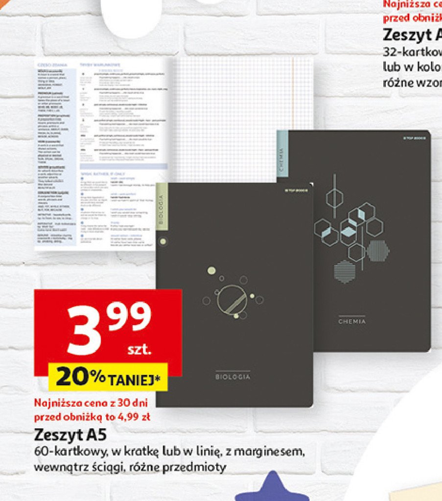 Zeszyt biologia a5 60k promocja