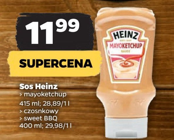 Sos mayo ketchup Heinz promocja w Netto