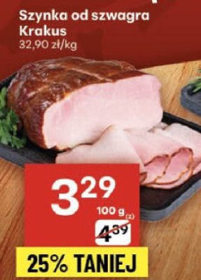 Szynka Szynka od szwagra Krakus promocja w Delikatesy Centrum