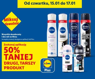Dezodorant w kulce roll-on wszystkie rodzaje promocja w Lidl