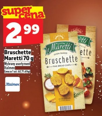 Bruschette Maretti 70 g promocja w TOPAZ