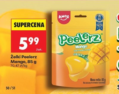 Żelki Peelerz Mango promocja w Biedronka