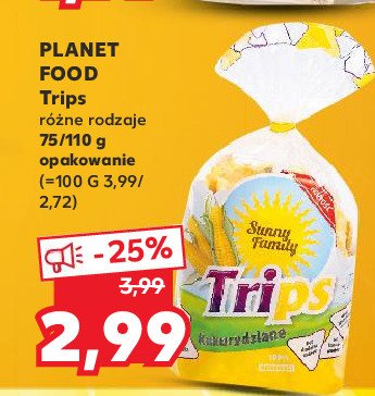 Wafle kukurydziane tripsy Sunny corn promocja