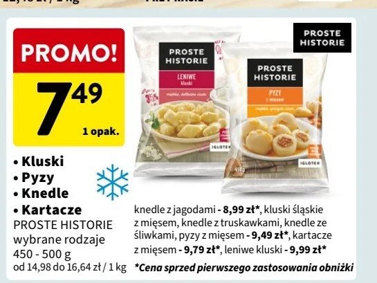 Leniwe kluski Iglotex proste historie promocja