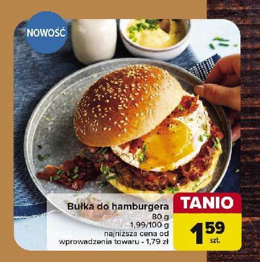 Bułka do hamburgera czarna promocja