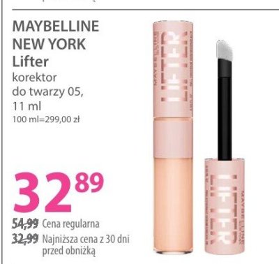 Korektor MAYBELLINE NEW YORK Lifter 05 promocja w Hebe