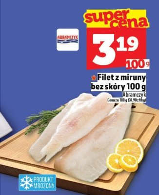 Filet z miruny bez skóry Abramczyk 100 g promocja w TOPAZ