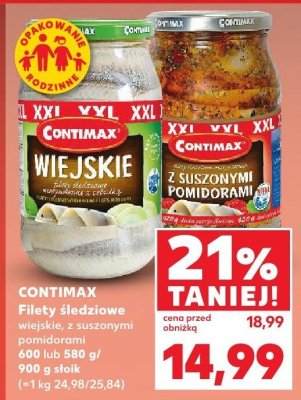 Filety śledziowe z suszonymi pomidorami  promocja w Kaufland