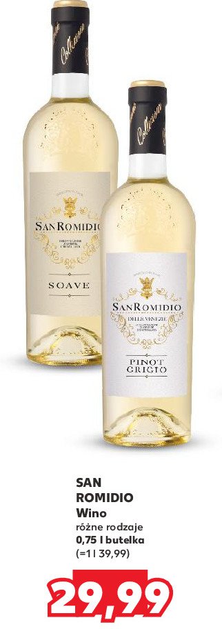 Wino San romidio soave promocja w Kaufland