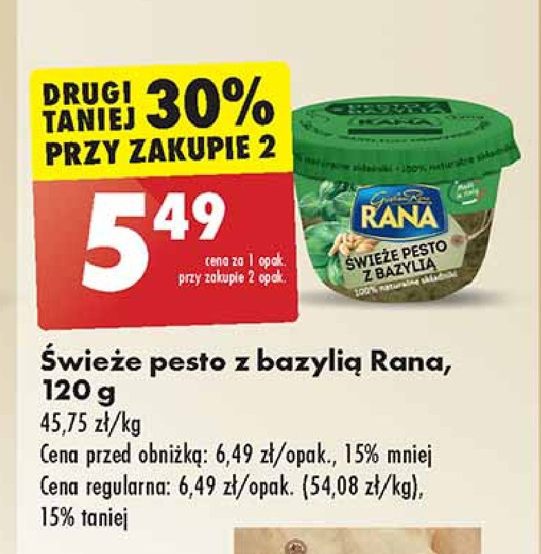 Pesto z bazylią Giovanni rana promocja