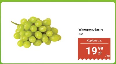 Winogrono jasne luz promocja w Biedronka