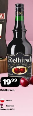 Wino Edelkirsch deserowe promocja w Netto