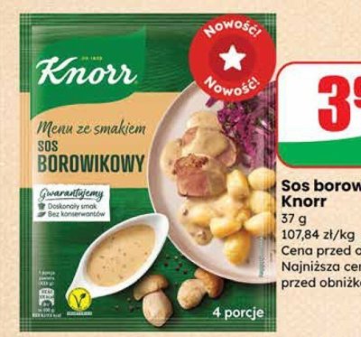 Sos borowikowy promocja w Dino