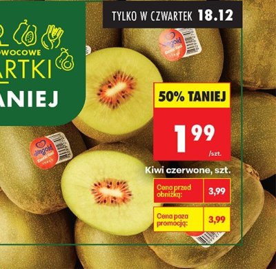 Kiwi czerwone promocja w Biedronka